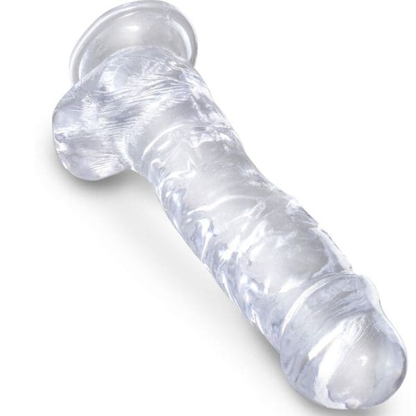 KING COCK - CLEAR REALISTIC PENIS WITH BALLS 16.5 CM TRANSPARENT 3